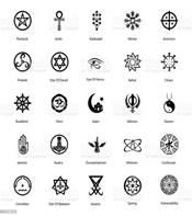 Magical Symbol Glyph Icons Pack Stock Illustration - Download Image Now -  Kabbalah, Eye, Horus - iStock